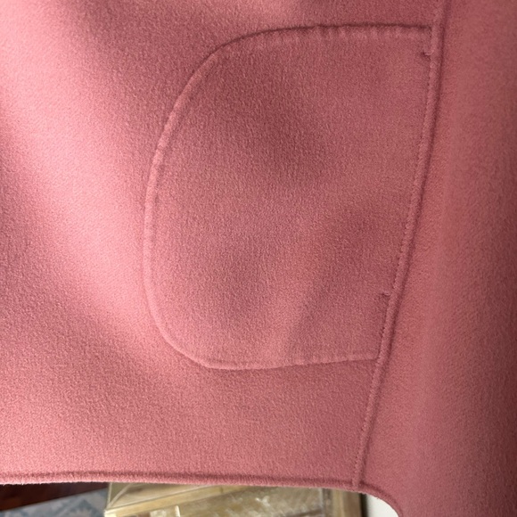 Theory Wool & Cashmere Wrap Jacket in Dusty Rose - Picture 9 of 9